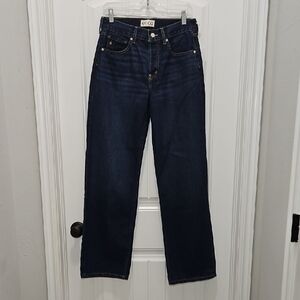 Etica Dark Wash Stanton Relaxed Wide Leg Denim Jean